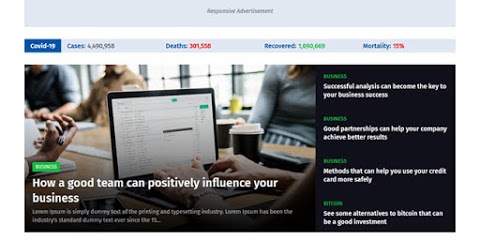 Newspeed Premium Blogger Template Free Download